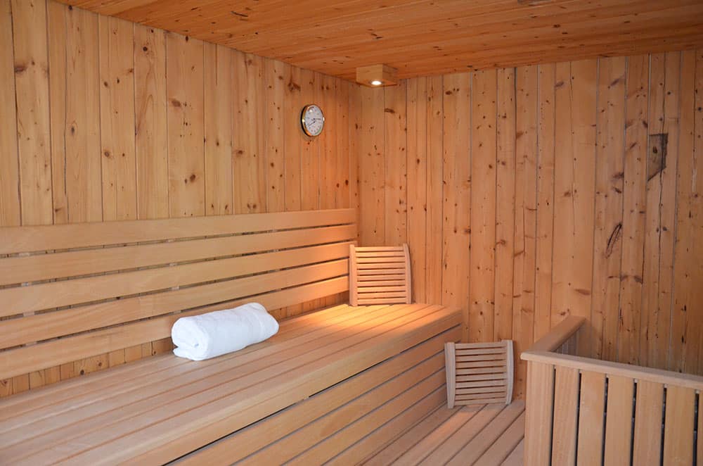 Sauna in der Winzervilla