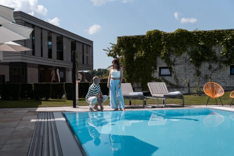 Ferienhaus mit Pool